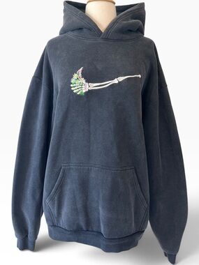 Suns Out x Nike Skeleton Logo Hoodie
